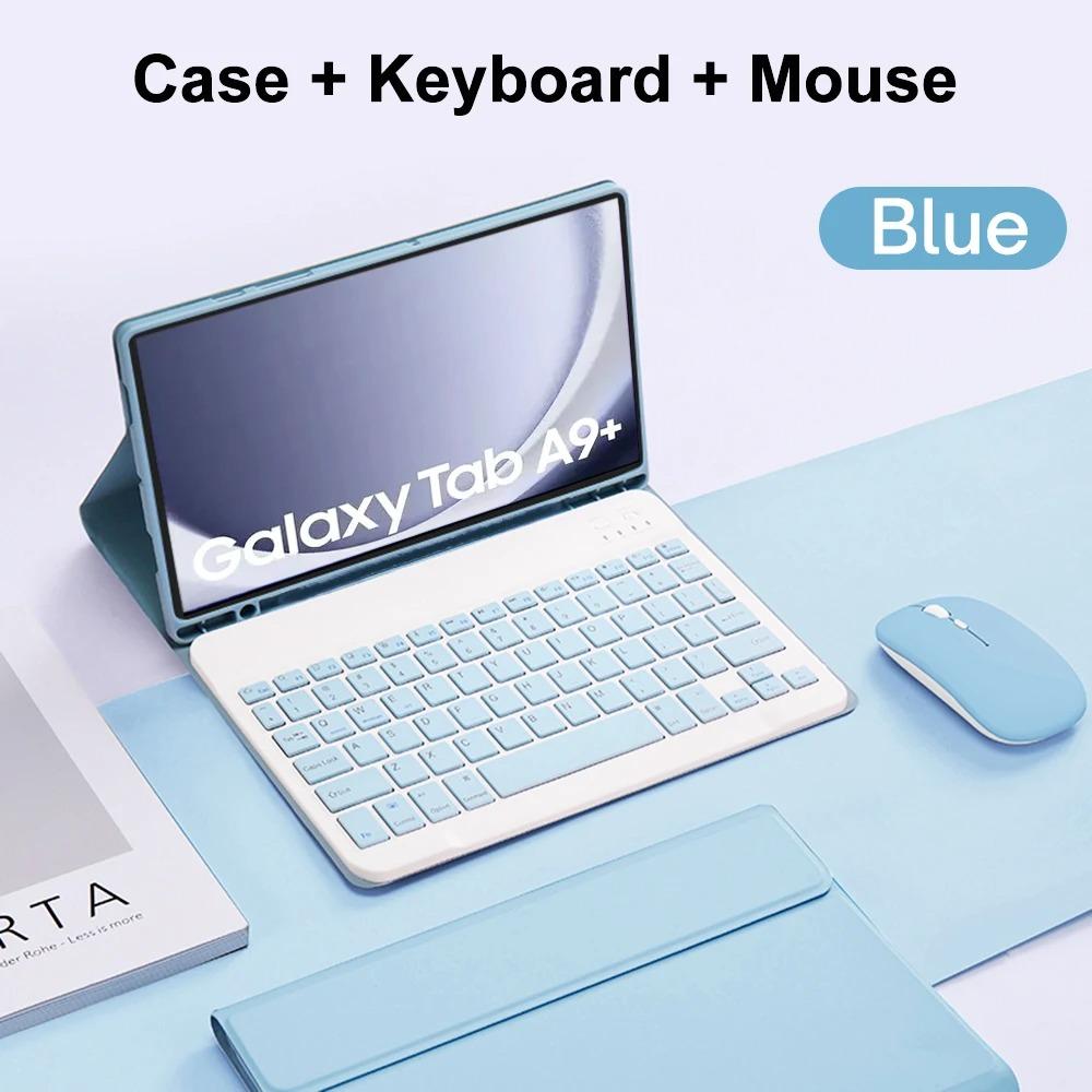 Чехол-клавиатура для планшета Samsung Galaxy Tab A9 Plus, кожаный чехол для Samsung Tab A9+ SM-X210 X216 X218, чехол-клавиатура Magic Bluetooth