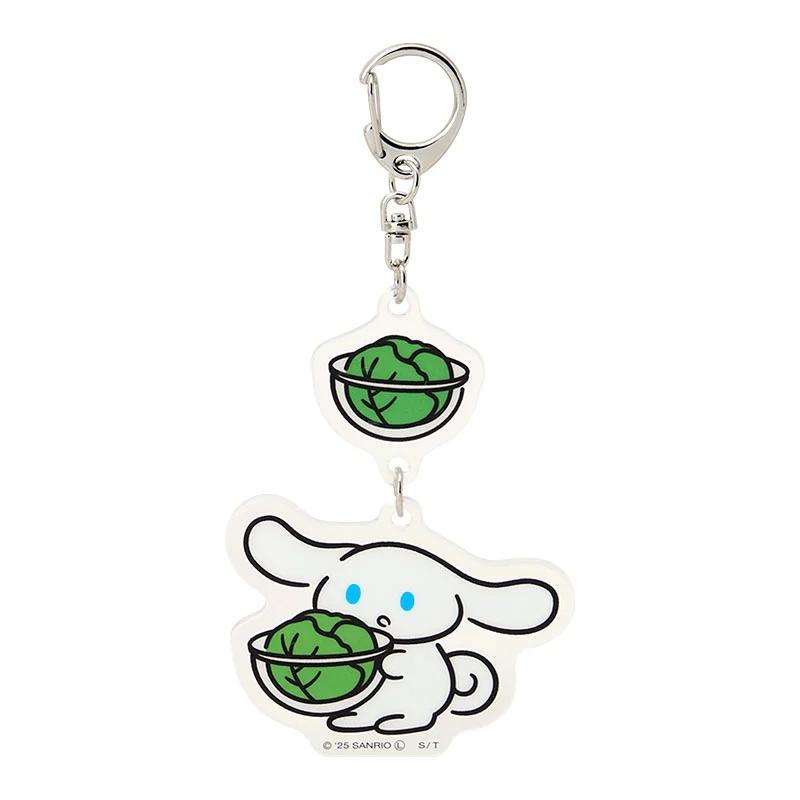 Sanrio I.CINNAMOROLL Двойной акриловый брелок ( капуста ) Япония НОВИНКА