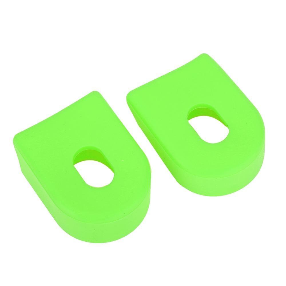10PCS Multicolor Cycling Crank Boot Protectors Silicone Crank Arm Protectors  Mountain Bike