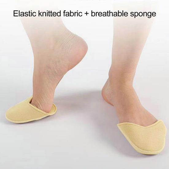 1 Pair Sponge Insert Pads for Ballet Shoes Forefoot Pressure Relief Reusable Washable Toe Protector for Ballet Dance Performance And Daily Wear