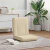 Adjustable Footstool Cream Fabric