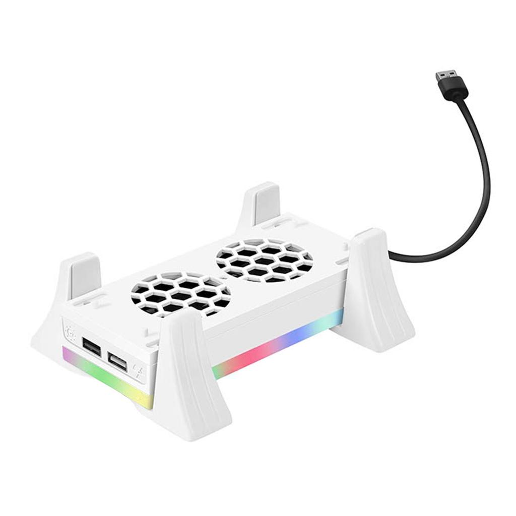 Охлаждающий вентилятор игровой консоли, 3 передачи, регулируемый нижний охладитель хоста, 5 В, 7 режимов освещения, игровые аксессуары для XB серии S
