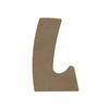 Capital Letter L In MDF Wood To Decorate - 8 Cm