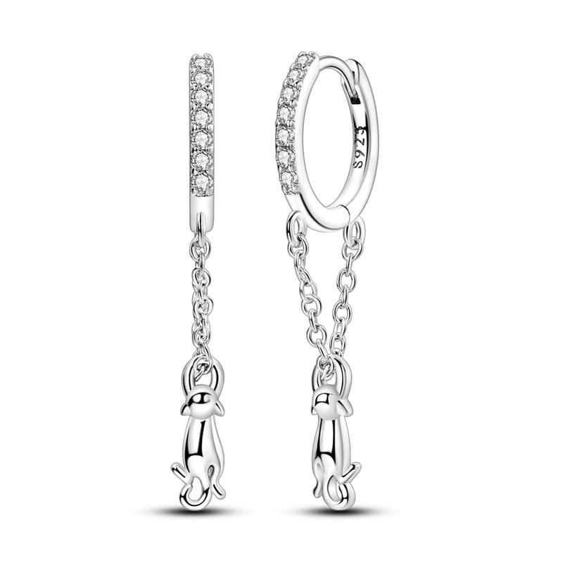 Серьги из серебра 925 пробы, разноцветные серьги с овальными драгоценными камнями, серьги-кольца с подвесками для женщин, большие круглые модные серебряные украшения