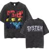 Washed Vintage System of A Down Toxicity Music Album Cover T