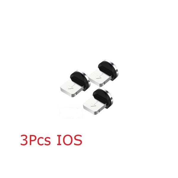 Магнитная вилка кабеля типа C Разъем кабеля для зарядки Lightning Micro USB Магнитная вилка шнура зарядного устройства Прямоугольная магнитная вилка кабеля