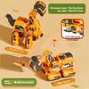Triceratops T Rex Brachiosaurus Excavator Vehicle Inertia Toy For Gift Boys