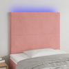 VidaXL LED Headboard Bedroom Furniture Single Bed Accessory Headboard Bed Frame Interior Pink 3122179