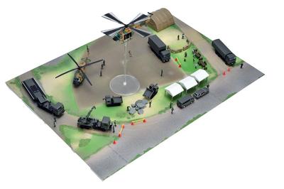 100 сцен с транспортными средствами в работе 003R Force Disaster Prevention Training Returns 8 Pieces BOX Diorama Supplies GJ! ~Сайт самообороны~