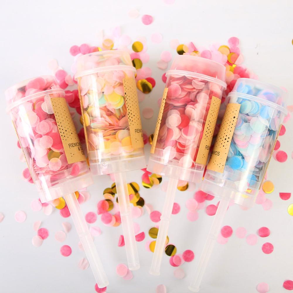 Anniversary Push Up Bridal Shower Confetti Decorations Confetti Popper Party Supplies For Wedding