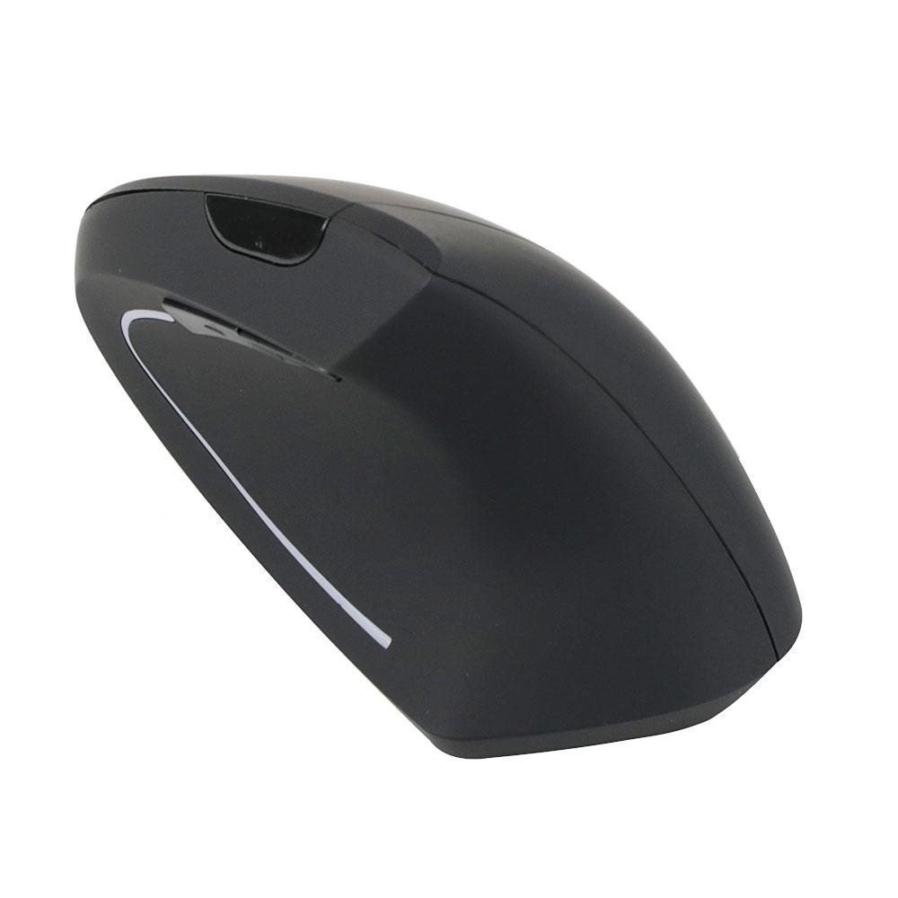Ergonomic Optical Vertical Mice 6 Keys USB Wireless Mouse 2.4GHz 1200DPI Black