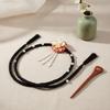 Elegant Hanbok Headwear Charm Hairpiece Headdress Korean Traditional Headband  for Classical Dance