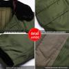 Zhaomu Military Green Cotton Overcoat