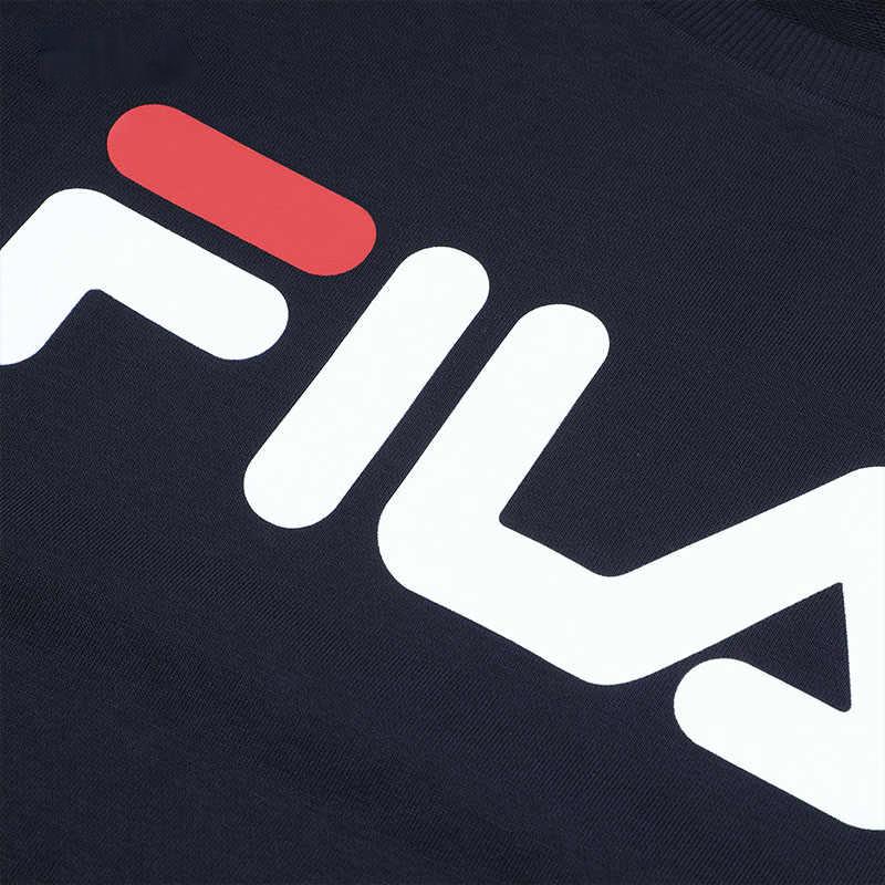 Fila Флисовый пуловер с круглым вырезом, унисекс, черный F51U344231A-NV