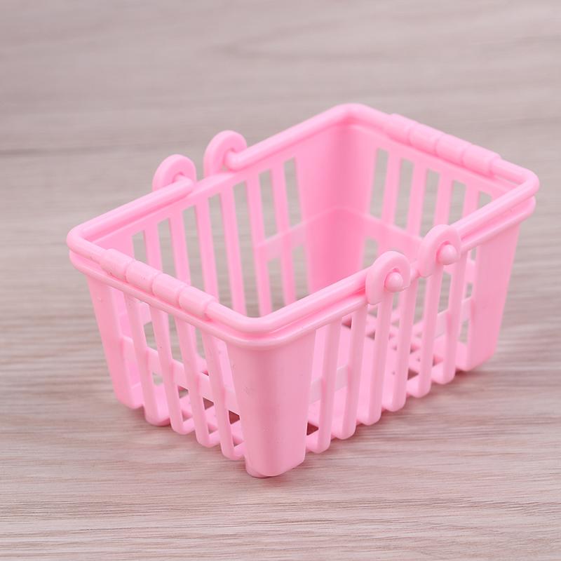 Dollhouse Miniature Shopping Basket Pretend Play Toys Furniture