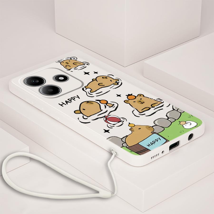 Capybara Cartoon Phone Cover Case for Xiaomi Redmi Note 15 Pro Plus 11S Note 14 13 9S 14 9 10 Lite 11 12 12S 8