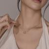 (серебро 925) Цветущее ожерелье