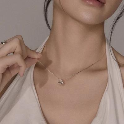 (серебро 925) Цветущее ожерелье