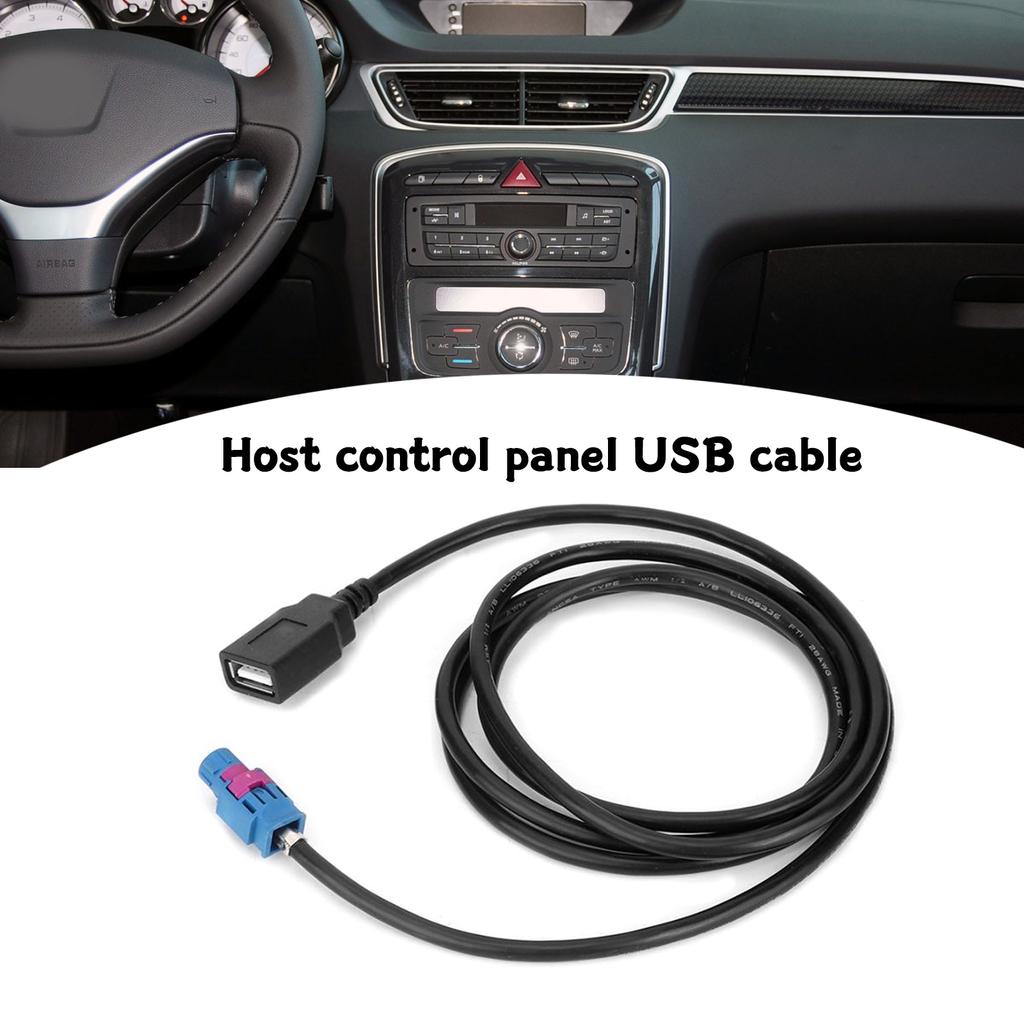 USB-кабель для экрана управления хостом, сменный USB-кабель хоста для Peugeot 308 308s 408, автомобильные аксессуары, длина 100 см
