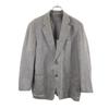 Made In Japan Linen Blend Tailored Jacket B46 Gray Men's Used