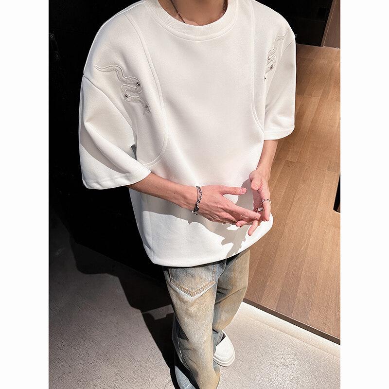 Мужская толстовка с капюшоном кросс-бордер - Повседневный американский стиль, Свободный крой, Модный бренд для осени и зимы