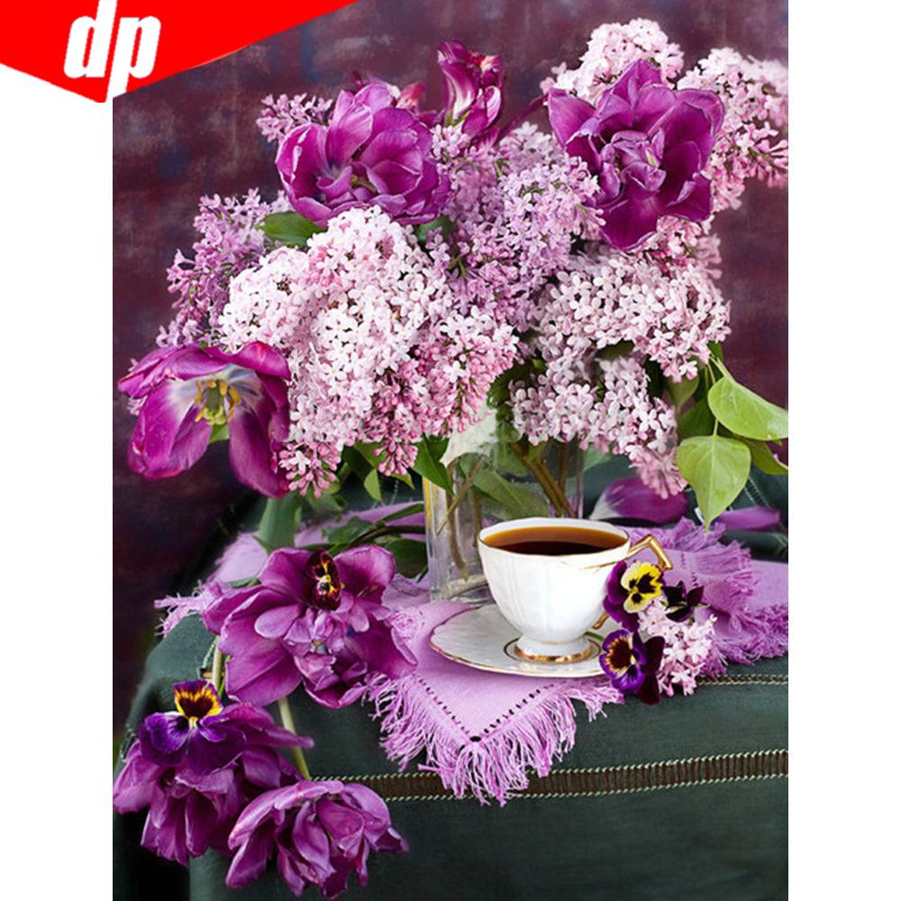 5D Алмазная вышивка Распродажа Цветок Алмазная картина Вышивка крестиком Полная Алмазная мозаика Картина