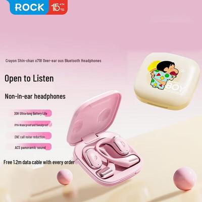 ROCK Наушники-вкладыши Bluetooth для спорта Shin-chan X718 с открытым ухом
