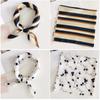 Gifts Women Small Vintage Square Scarf Silk Feel Satin Head Neck Hair Tie Band
