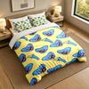 Soft Bedding Set Huggy Wuggy Pattern, 1 Duvet Cover plus 2 Pillowcases Stylish Bedroom Home Textile
