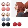 6 Pairs Hijab Fasteners Magnetic Hijab Scarf Clip Magnetic Buttons Hijab Magnet Brooch Collar Clip Cufflinks for Hijab