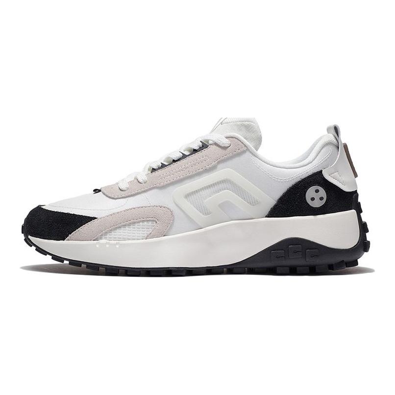 Li Ning CF Yuehua 2.0 спортивные амортизирующие износостойкие низкие повседневные туфли мужские кроссовки черные белые AGLS045-2