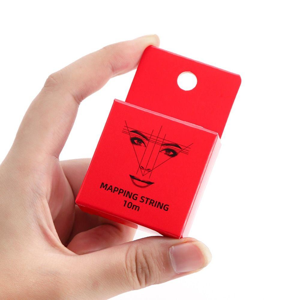 10 м маркер для бровей, нить с предварительно нанесенными чернилами, инструмент для рисования бровей, нить для татуировки бровей, бровей