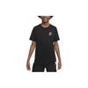 Sportswear Logo Crew Neck Casual Short Sleeve T-Shirt Kids Tops Black FV5417010