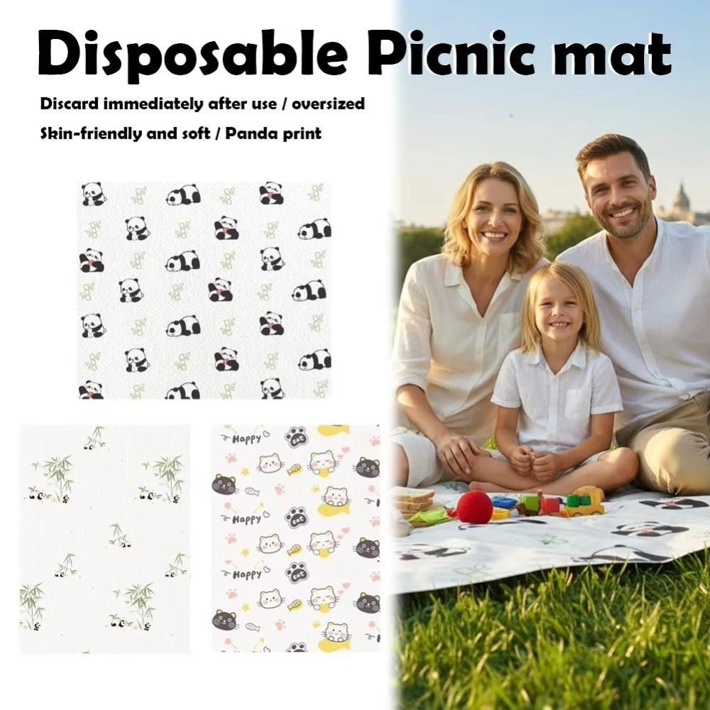 Extra Thick Disposable Picnic Blanket Dirt-Resistant Camping Mat New Ground Sheet  Outdoor