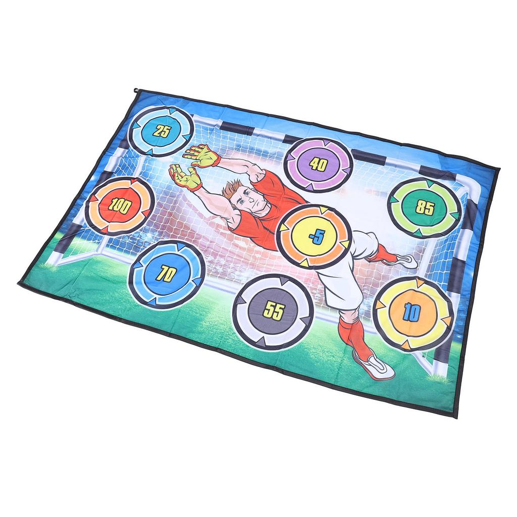 Набор для игры в футбол 2 в 1 с 2 мячами, координация рук и глаз, моторика, бросок, футбольная мишень-ворота