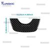 Real Soft Carbon Fiber Steering Wheel Logo Ring For Skoda Octavia 1z3 1z5 A5 2009 2010 2011 2012 2013 Car Interior Accessories