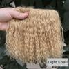 Mongolia Fur Sheepskin Wool Extensions Hair Row BJD Dolls Wigs SD Blyth Wigs  Doll Toy Accessories
