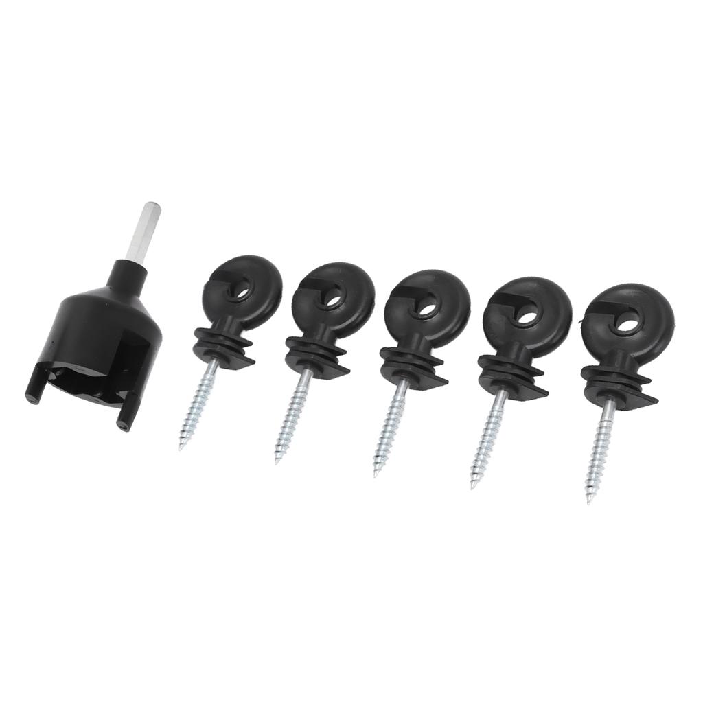 50 шт. Электрический забор изолятор ввинчивающийся изолятор забор кольцо столб деревянный столб изолятор с