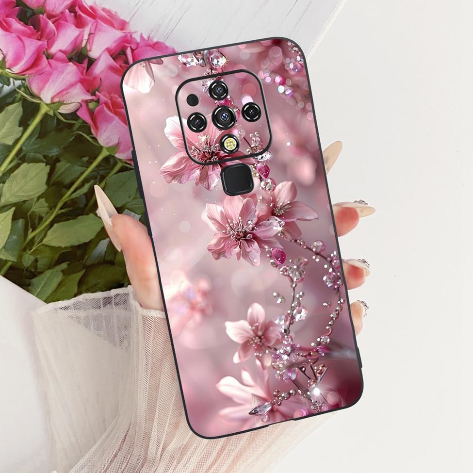For Tecno Camon 16 CE7 CE7j CE9h Case For Tecno Camon 16 Pro Cover Cute Cat Fashion Butterfly Painted Casing
