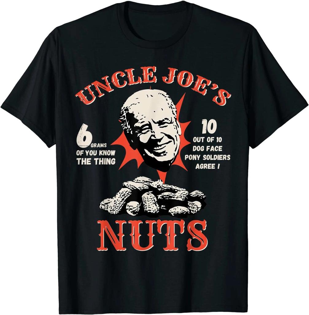 Men's and Women's T-shirts NEW LIMITED Funny Anti Joe Biden Uncle Parody Gift Idea Tee T-Shirt Size S-3XL