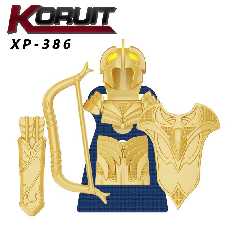 1 шт., солдатские орки, армейские фигурки, доспехи, воин, лучник, средневековые рыцари, строительные блоки, кирпичи, игрушки для детей, подарки