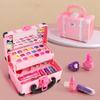 Children's Makeup Cosmetics Playing Box Princess Makeup Girl Toy Play Set Lipstick Eye Shadow Safety Nontoxic Toys Kit for Kids