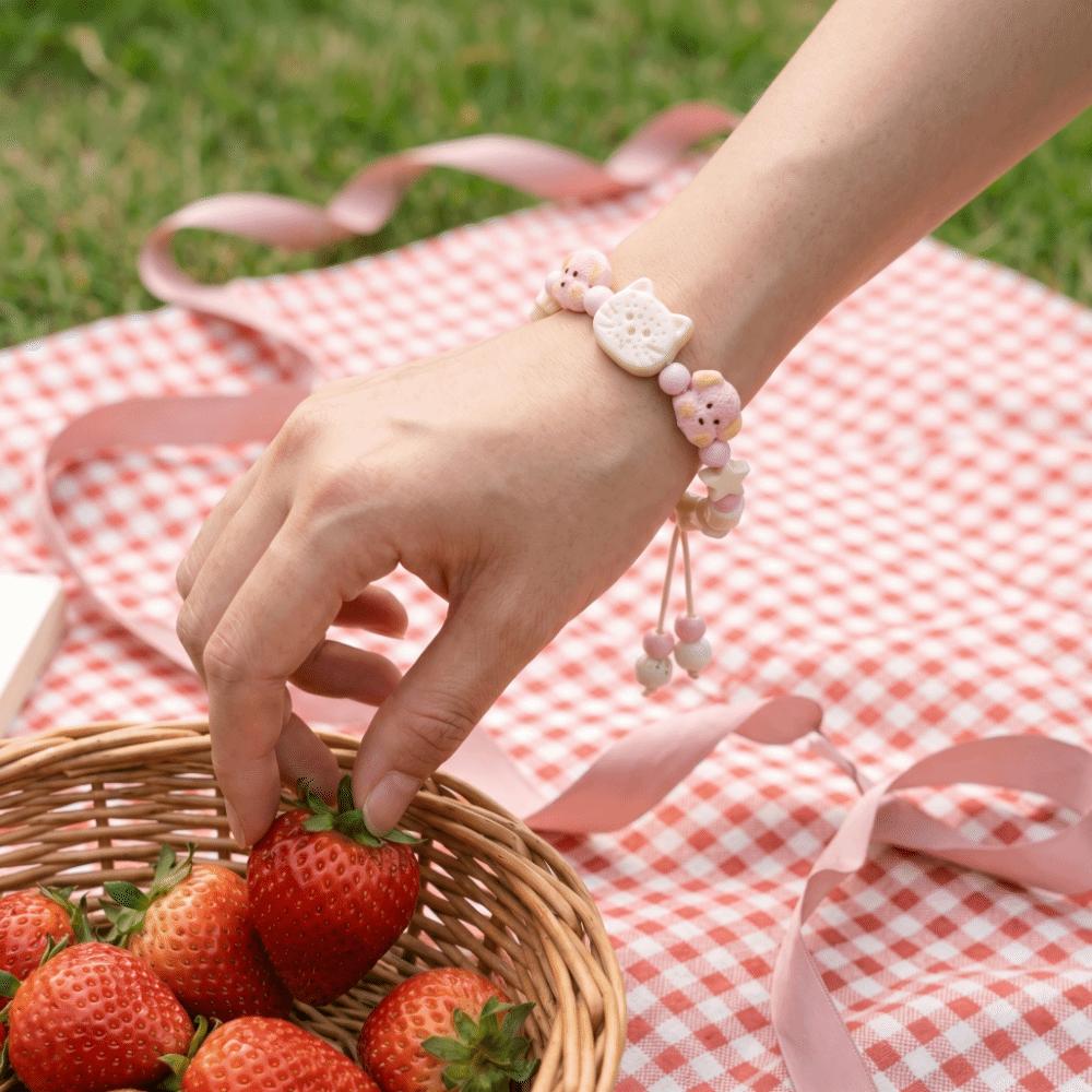 Star Cat Beads Bracelet Cute Biscuit Bear Bracelet Creative Friendship Bracelet Hand Accessory