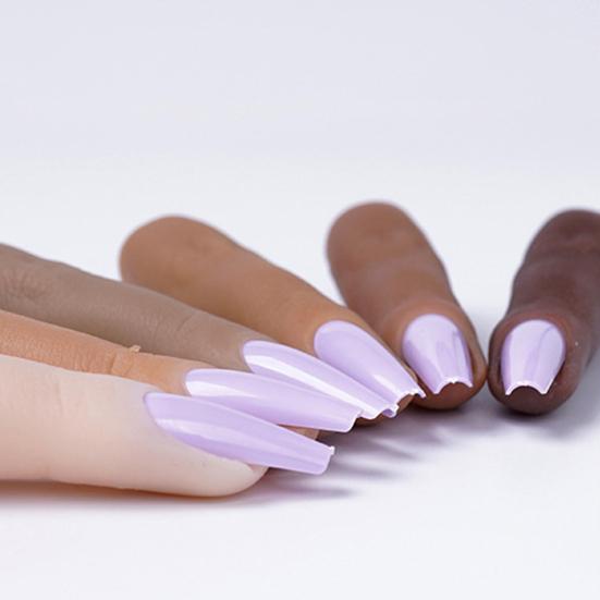 Silicone Practice Fingers Nails Realistic Easy To Clean Nail Art Training Hand Bendable Fake Finger Model