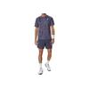 Asics Actimotion™ Повседневная мода Удобная Дышащая Футболка с коротким рукавом Мужские топы Серая Фиолетовая 2041A323-500