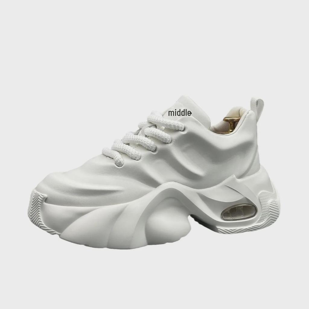 2024 Trendy Large-Size Men's Sneakers: Versatile, Thick-Soled, Fashionable Casual & Sports Shoes