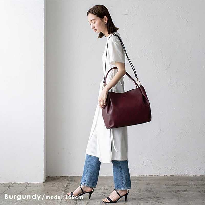 [VITAFELICE] Vita Felice Comes with nylon bag 2way tote bag ladies vtb-2024p (burgundy)