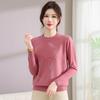 Winter Warm Knitted Sweater, Middle-aged and Elderly Clothes, Autumn and Winter New Top, Middle-aged Mother Sweater Women's Clothing