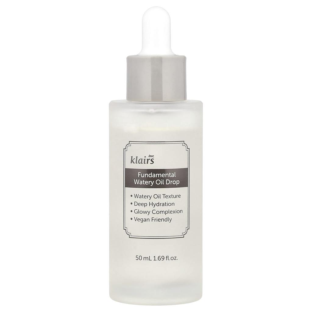 Дорогой, Klairs, Fundamental Watery Oil Drops, 1,7 жидких унции (50 мл)