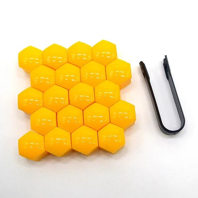 20 шт. 17/19/21 мм новые автомобильные колесные гайки, болты, крышки, защитные колпачки для болтов, наружная отделка, защита болтов, обода, винты, заглушки